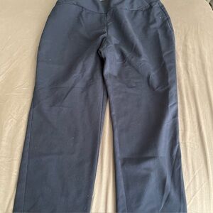 Bespoke Couture Navy Blue Pull On Dress Pants SZ 16W